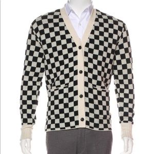 Amiri Checkered Cashmere Cardigan - Men’s